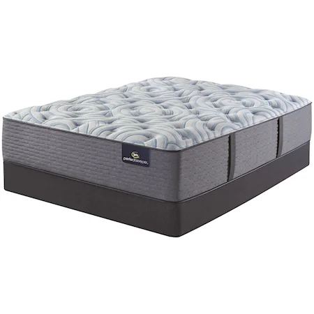 Queen 15" Plush Encased Coil Mattress and 9" High Profile Foundation